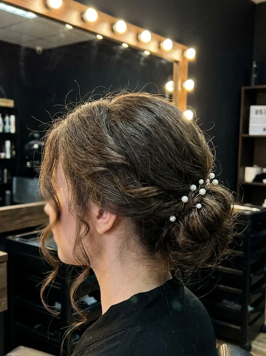 Bridal updo — hair by Daisy, Haledon NJ